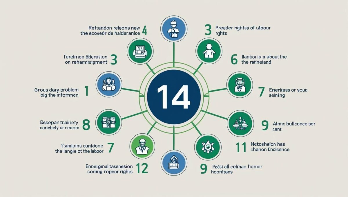 Quais são os 14 principais direitos trabalhistas